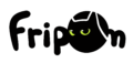 logo Fripon complet contour blanc