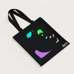 Sac en tissu léger avec un dessin de Fripon allongé