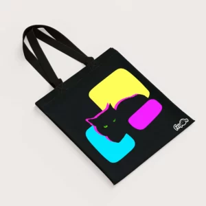 Sac en tissu avec une photo de Fripon au repos