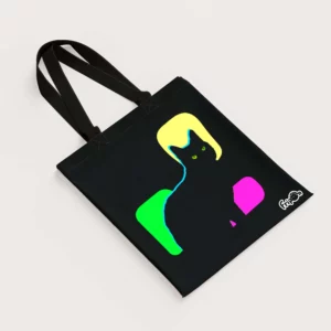 Sac en tissu orné d’une photo captivante de Fripon à l’affût