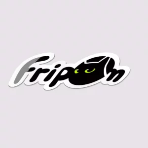 Grand autocollant du logo Fripon